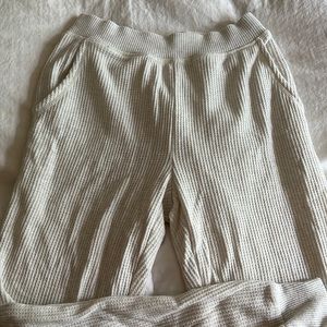 aerie waffleknit joggers